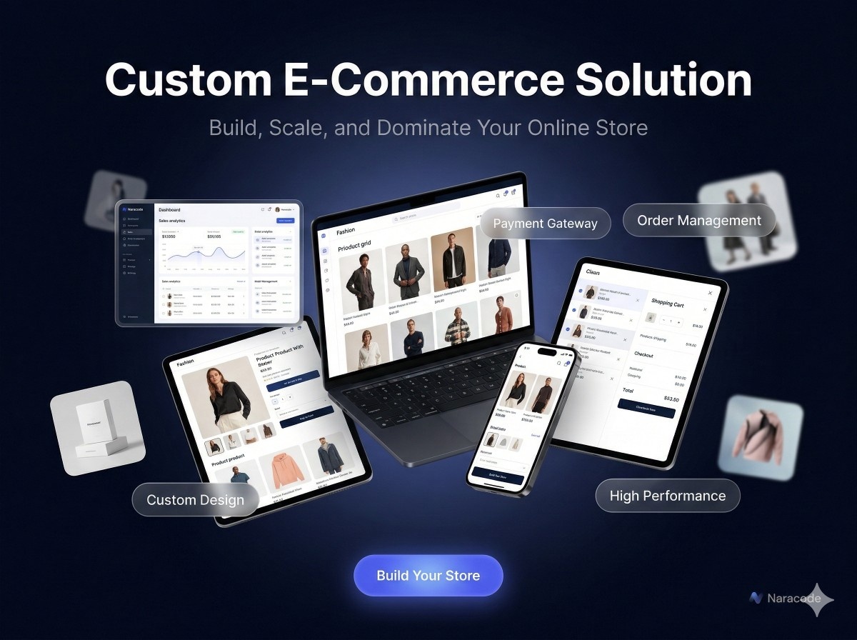Website E-Commerce Custom - Naracode Digital Product